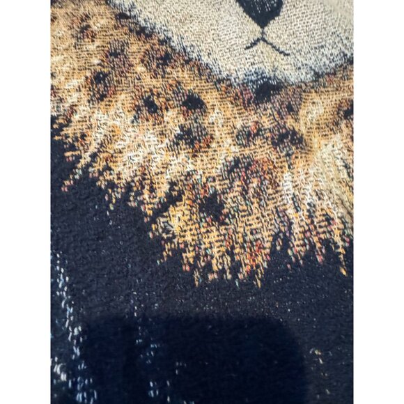 Vintage Boyds Bears & Friends Tapestry Throw Blanket – Leopard Trim – Adorable B - Picture 5 of 16